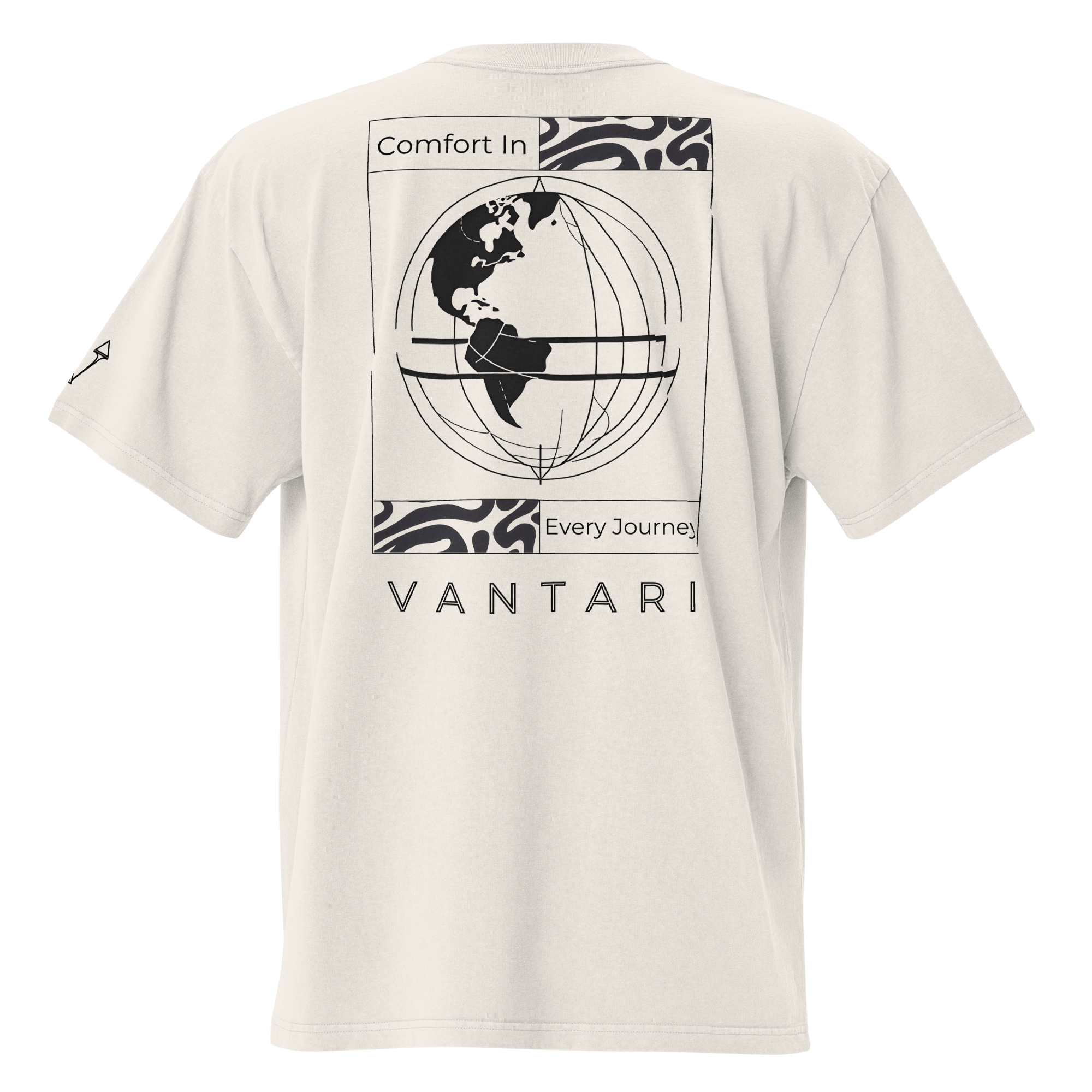 Comfort In Every Journey Tee Eucalyptus