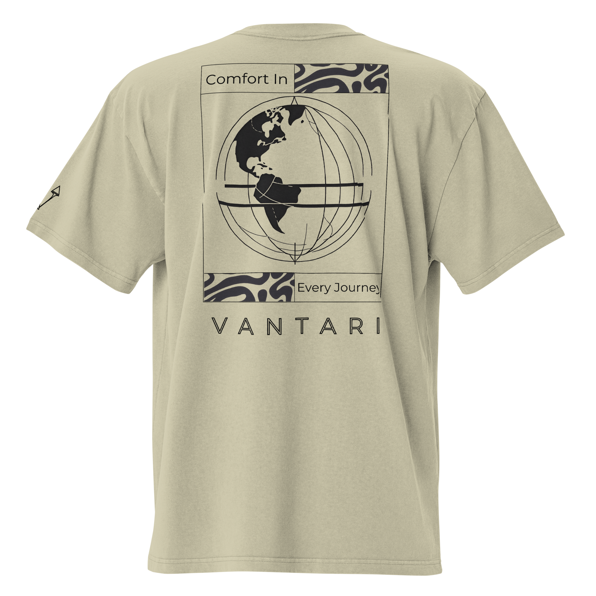 Comfort In Every Journey Tee Eucalyptus