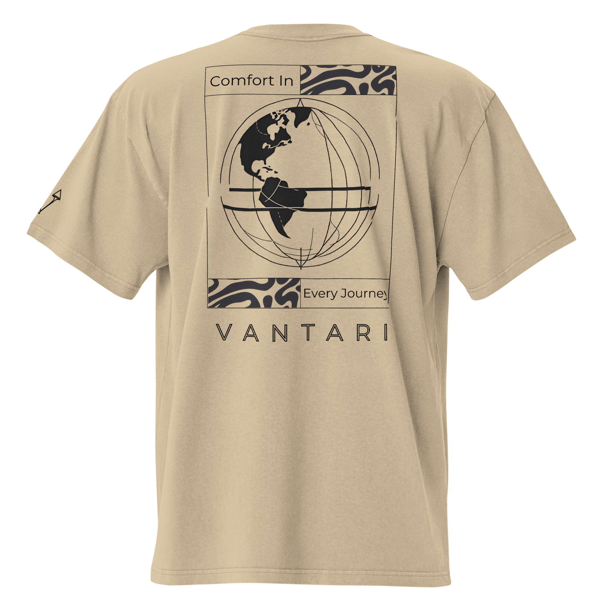 Comfort In Every Journey Tee Eucalyptus